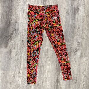 Zumba Fitness Vibrant Patterned Leggings XS